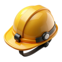 dreamy serene Safety helmet with a yellow shell anadjustable straps, studio lighting, isolateon transparent background,high-resolution product photography gallery standard png