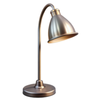dramatic breathtaking Tall metal floor lamp, brushenickel finish, adjustable shade, soft lighting, isolateon transparent background,high-resolution product photography authentic png