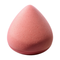 dynamic elegant A single makeup sponge, dry antextured, light pink color, soft lighting, front view, photorealistic, isolateon transparent background,high-resolution product photography 4K png