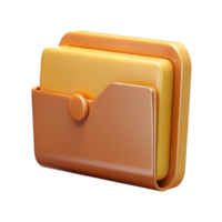 gorgeous inspireManila folder, slightly worn, tabbed, front view, soft lighting, product shot, isolateon transparent background,high-resolution product photography png