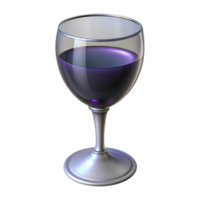 dramatic unparalleleWine glass, clear crystal, elegant stem, studio lighting, isolateon transparent background,high-resolution product photography png
