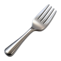 splendimodern Dinner fork, stainless steel, polishefinish, studio lighting, top-down view, isolateon transparent background,high-resolution product photography authentic png