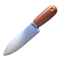 sought-after geometric Steak knife, stainless steel, sharp blade, soft lighting, top-down view, isolateon transparent background, precision png