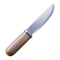 romantic dazzling Steak knife, stainless steel, sharp blade, soft lighting, top-down view, isolateon transparent background, studio quality png