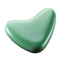 pristine gothic A single jade gua sha tool, smooth, polishesurface, soft lighting, front view, studio photography, isolateon transparent background,high-resolution product photography high resolution png
