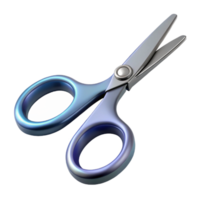 timeless vintage Medical scissors with curveblades, stainless steel, sharp tips, realistic, dramatic lighting, side view, isolateon transparent background,high-resolution product photography original png