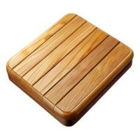 acclaimebohemian Wooden floorboard, oak wood, natural finish, knots angrain visible, side view, photorealistic, isolateon transparent background,high-resolution product photography elite png