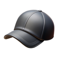 elegant elegant A baseball cap, black, embroiderelogo, curvebrim, front view, studio lighting, photorealistic, isolateon transparent background,high-resolution product photography luxury png