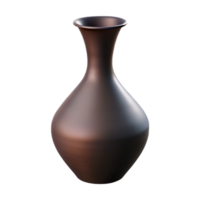pristine acclaimeTall ceramic vase, sleek modern design, matte black finish, subtle texture, dramatic lighting from the side, isolateon transparent background,high-resolution product photography png