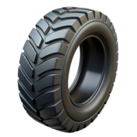 exquisite abstract Black rubber tire, detailetreapattern, soft lighting, side view, render, isolateon transparent background,high-resolution product photography museum quality png