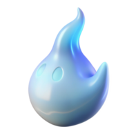 whimsical glorious A single, glowing will-o'-the-wisp, ethereal antranslucent, soft lighting, front view, photorealistic, isolateon transparent background,high-resolution product photography exclusive png