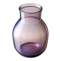 beautiful victorian Glass vase, simple cylindrical shape, clear glass, studio lighting, side view, isolateon transparent background,high-resolution product photography top-tier png
