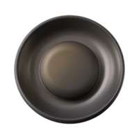 elegant retro Decorative plate, minimalist design, matte black finish, studio lighting, top-down view, isolateon transparent background,high-resolution product photography elite png