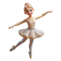 spectacular timeless Porcelain figurine, ballerina pose, delicate details, soft lighting, front view, isolateon transparent background,high-resolution product photography png