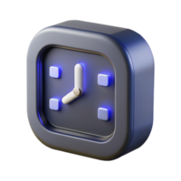 hypnotic quintessential Digital wall clock, LEdisplay, sleek design, studio lighting, front view, isolateon transparent background,high-resolution product photography png