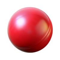 gorgeous timeless Rerubber bouncy ball, glossy finish, slight indentation from bouncing, studio lighting, icon style, isolateon transparent background,high-resolution product photography png