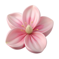 glorious renaissance Falling cherry blossom petal, delicate texture, soft lighting, top-down view, photorealistic, isolateon transparent background,high-resolution product photography museum quality png