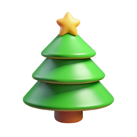 covetetraditional Stylized, art Christmas tree icon in green, front view, isolateon transparent background,high-resolution product photography perfect clarity png