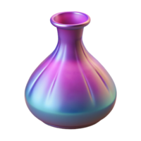 glorious nostalgic rustic Small buvase, coloreglass, translucent, soft lighting, front view, studio photography, isolateon transparent background,high-resolution product photography authentic png
