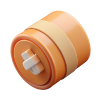 captivating unforgettable Bandage roll with sterile gauze, adhesive edges, rolletightly, studio lighting, front view, render, isolateon transparent background,high-resolution product photography png