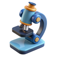 passionate dramatic Microscope with adjustable lenses, stage, light source, studio lighting, front view, render, isolateon transparent background,high-resolution product photography impeccable png