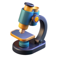 alluring victorian Microscope with adjustable lenses, stage, light source, studio lighting, front view, render, isolateon transparent background,high-resolution product photography detailed png