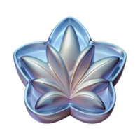 immaculate elegant A translucent glass logo with etchefloral patterns, subtle lighting, front view, isolateon transparent background,high-resolution product photography detailed png