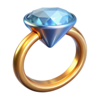 radiant harmonious geometric Sparkling diamonring logo with intricate setting, reflective finish, studio lighting, top view, with transparent background,high-resolution product photography artisan png