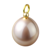 pristine standout A single pearl drop earring with a golsetting, lustrous pearl, studio lighting, front view, photorealistic, with transparent background,high-resolution product photography png
