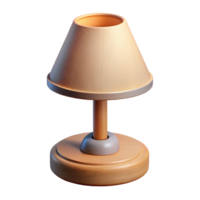 extraordinary geometric Bedside touch lamp, woobase, fabric shade, warm soft lighting, isolateon transparent background,high-resolution product photography top-tier png