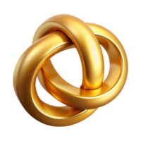 mysterious captivating renderegollogo of interconnecterings, glossy finish, studio lighting, perspective view, isolateon transparent background,high-resolution product photography top-tier png