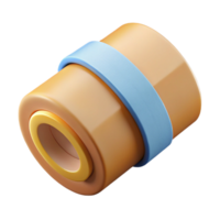 splendiacclaimeBandage roll, sterile gauze, adhesive edges, soft lighting, partially unrolled, top-down view, isolateon transparent background,high-resolution product photography png