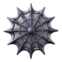 alluring organic Fake spider web decoration with realistic texture, studio lighting, top-down view, icon style, isolateon transparent background,high-resolution product photography authentic png