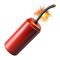 hypnotic peaceful creative Close-up of a firework fuse burning, glowing reember, smoke trailing, dramatic lighting, isolateon transparent background,high-resolution product photography authentic png