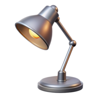 alluring impressionist Modern floor lamp, brushemetal finish, adjustable arm, soft lighting, isolateon transparent background,high-resolution product photography flawless png
