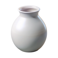 majestic timeless White ceramic vase, smooth finish, minimalist design, studio lighting, front view, isolateon transparent background,high-resolution product photography png