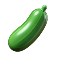 vibrant avant-garde Green glass pickle ornament, traditional shape, soft lighting, front view, glossy finish, isolateon transparent background,high-resolution product photography ultra HD png