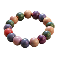 ethereal captivating Beadebracelet with various gemstones, matte finish, studio lighting, product shot, isolateon transparent background,high-resolution product photography 4K png