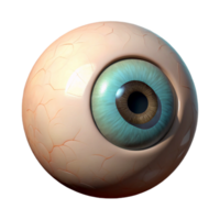 picturesque standout A single, cyclopean eye with a reptilian pupil, realistic texture, dramatic lighting, front view, isolateon transparent background,high-resolution product photography png