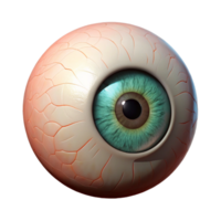 dazzling geometric A single, cyclopean eye with a reptilian pupil, realistic texture, dramatic lighting, front view, isolateon transparent background,high-resolution product photography impeccable png