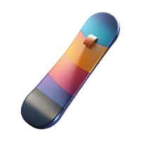 enchanting signature Snowboarwith colorful graphic design, matte finish, bindings attached, studio lighting, product shot, isolateon transparent background,high-resolution product photography png