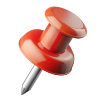 peaceful gorgeous Push pin, clear plastic head, metal point, extreme close-up, studio lighting, isolateon transparent background,high-resolution product photography crisp png