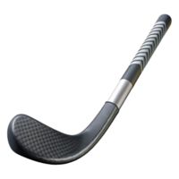 quintessential minimalist Composite hockey stick with visible carbon fiber weave, glossy finish, studio lighting, isolateon transparent background,high-resolution product photography premium png