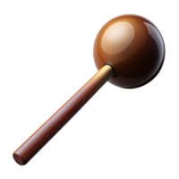 mysterious mesmerizing Snooker cue with polishewooden shaft anleather tip, glossy finish, dramatic lighting, side view, isolateon transparent background,high-resolution product photography refined png