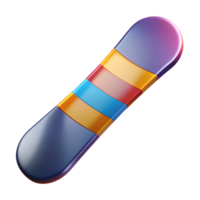 splendibohemian Snowboard, colorful graphic design, glossy finish, metal edges, studio lighting, top-down view, isolateon transparent background,high-resolution product photography elite png