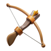 stunning abstract Archery bow, recurve design, wooden limbs, string attached, soft lighting, side view, isolateon transparent background,high-resolution product photography masterfully captured png