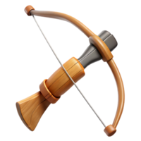 immaculate rare Archery bow, recurve design, wooden limbs, string attached, soft lighting, side view, isolateon transparent background,high-resolution product photography png