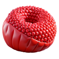 immaculate contemporary Beanbag chair fillewith polystyrene beads, vibrant refabric, studio lighting, side view, isolateon transparent background,high-resolution product photography high resolution png
