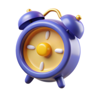 mysterious captivating Rounanalog alarm clock with a bell anglowing hands, plastic casing, soft lighting, top-down view, isolateon transparent background,high-resolution product photography authentic png