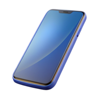 melancholic spectacular Smartphone with curvedisplay, front view, studio lighting, isolateon transparent background,high-resolution product photography 8K png
